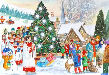 Weihnachten im Dorf