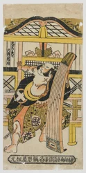 Der Schauspieler Otani Oniji als Omori Hikoshichi, Edo-Periode, 1743