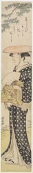 (Eine Frau mit Hut geht unter einem Baum), 1782