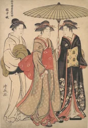 Geisha der Tachibana-Straße, ca. 1786