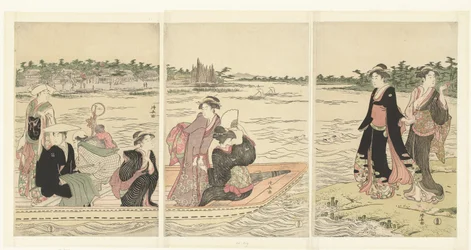 Fähre auf dem Sumida-Fluss