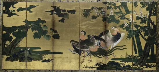 Phönixe und Paulownia, späte 1500er Jahre