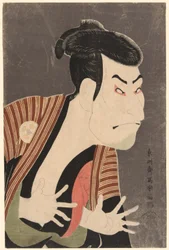 Der Schauspieler Otani Oniji III als Edobei