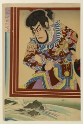 Ichikawa Danjuro als der Pirat Kezori Kuemon