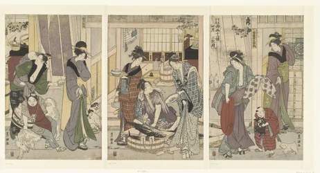 Fischverkäufer (Die zwölf Monate durch Toyohiro und Toyokuni)