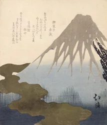 Der schneebedeckte Berg Fuji