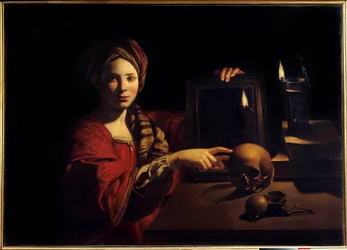 Allegorie des Todes oder der Eitelkeit, 17. Jahrhundert. Rom, Nationalmuseum