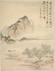Treiben in einem Boot, 1847