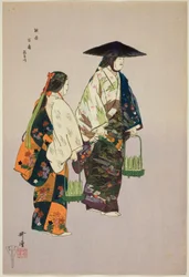 Asukagawa, aus der Serie "Hundert No-Dramen (Nogaku hyakuban)"