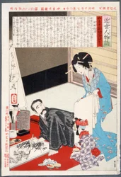 Nishigori Takekiyo beim Malen