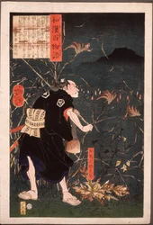 Samanosuke Mitsutoshi mit Fuchsfeuern