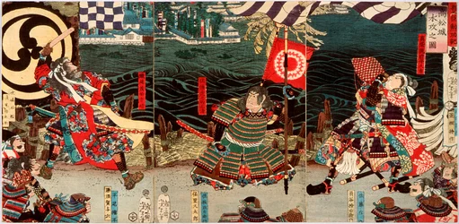 Die Belagerung und Überflutung der Burg Takamatsu