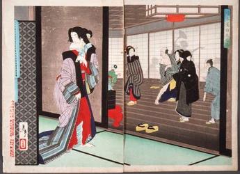 Die Geschichte von Shiraito, einer Kurtisane aus dem Haus Hashimoto