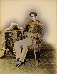 Mutsuhito, der Meiji-Kaiser, 1873