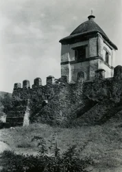 Seitenturm der Kirche Unserer Lieben Frau Maria von Zion, Axum, Äthiopien, Fotografie von Ugo Monneret de Villard