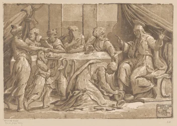 Christus gesalbt von Maria Magdalena