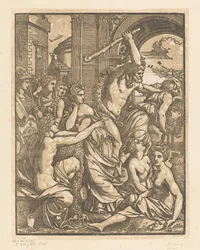 Habgier aus dem Tempel der Musen vertrieben