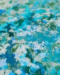 Aqua Marine Abstrakt