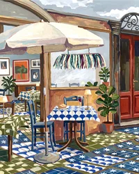 Charmante Café-Terrasse