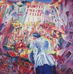 Die Straße dringt ins Haus, 1911