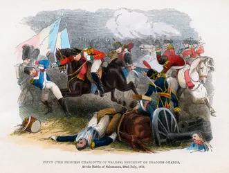 5. Regiment der Dragonergarde, Die Schlacht von Salamanca, 22. Juli 1812