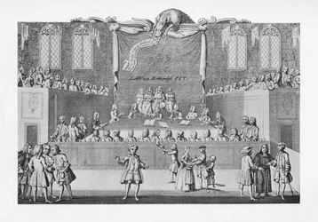 Ein Gerichtshof um 1733, um 1733, 1904