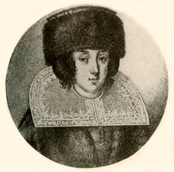 Eine niederländische Dame mit Pelzmütze und Mantel, 1644, 1937