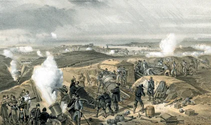 Ein heißer Tag in den Batterien, Krimkrieg, 1853-1856
