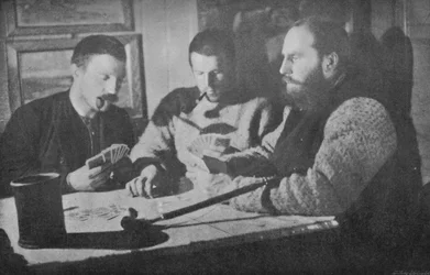 Eine Whist-Party im Salon. 15. Februar 1895, 1897