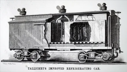 Ein Kühlwagen für kalte Lagerung