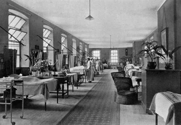 Eine Station im Guys Hospital, Southwark, London