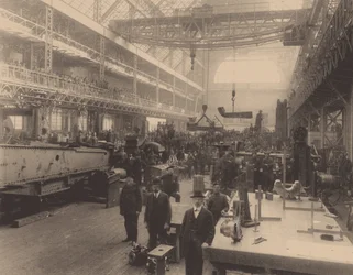 Eine Werkstatt der Putilov-Fabrik
