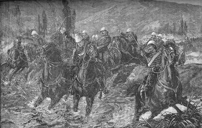 Aktion im Chardeh-Tal, 11. Dez. 1879, Versuch, die Kanonen zu retten, 1879, ca. 1880