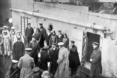 Admiral Jellicoes Abschied von Lord Kitchener, Erster Weltkrieg