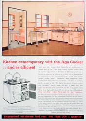Werbung für Aga-Herde, 1936