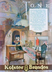 Werbung für Kolster Brandes Radiogrammophone, 1930