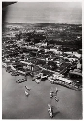 Luftaufnahme von Natal, Südafrika, aus einem Zeppelin, 1930 1933