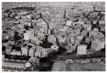Luftaufnahme von Neu-Kairo, Ägypten, von einem Zeppelin, 1931-1933