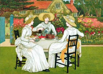 Nachmittagstee, 1886