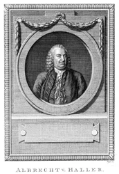 Albrecht von Haller, Schweizer Arzt und Wissenschaftler, um 1770