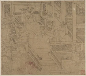 Album mit daoistischen und buddhistischen Themen: Könige der Hölle: Blatt 29, 1200er Jahre