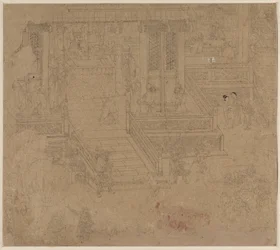 Album mit daoistischen und buddhistischen Themen: Könige der Hölle: Blatt 37, 1200er