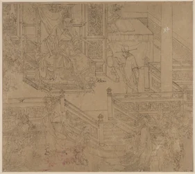Album mit daoistischen und buddhistischen Themen: Könige der Hölle: Blatt 40, 1200er