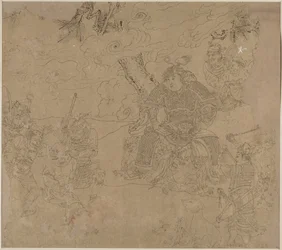 Album mit daoistischen und buddhistischen Themen: Suche den Berg: Blatt 41, 1200er