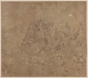 Album mit daoistischen und buddhistischen Themen: Suche den Berg: Blatt 49, 1200er
