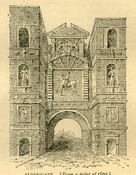Aldersgate, 1670, ca. 1872