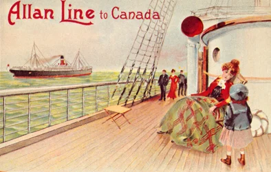Allan Line nach Kanada, ca. 1900