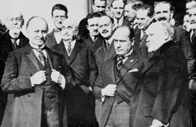 Alliierte Vertreter auf der Lausanner Konferenz, 1922