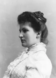 Alma Schindler, österreichische Gesellschaftsdame und Komponistin, um 1900