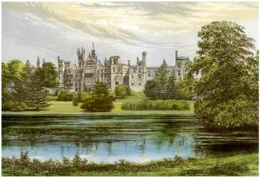Alton Towers, Staffordshire, Wohnsitz des Earl of Shrewsbury, ca. 1880